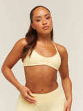 Gymshark Lift Seamless 2.0 Sports Bra — Butter Yellow — 1