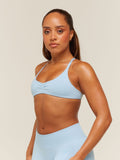 Gymshark Lift Seamless 2.0 Sports Bra — Chilled Blue — 4