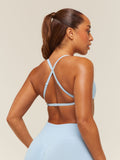 Gymshark Lift Seamless 2.0 Sports Bra — Chilled Blue — 2