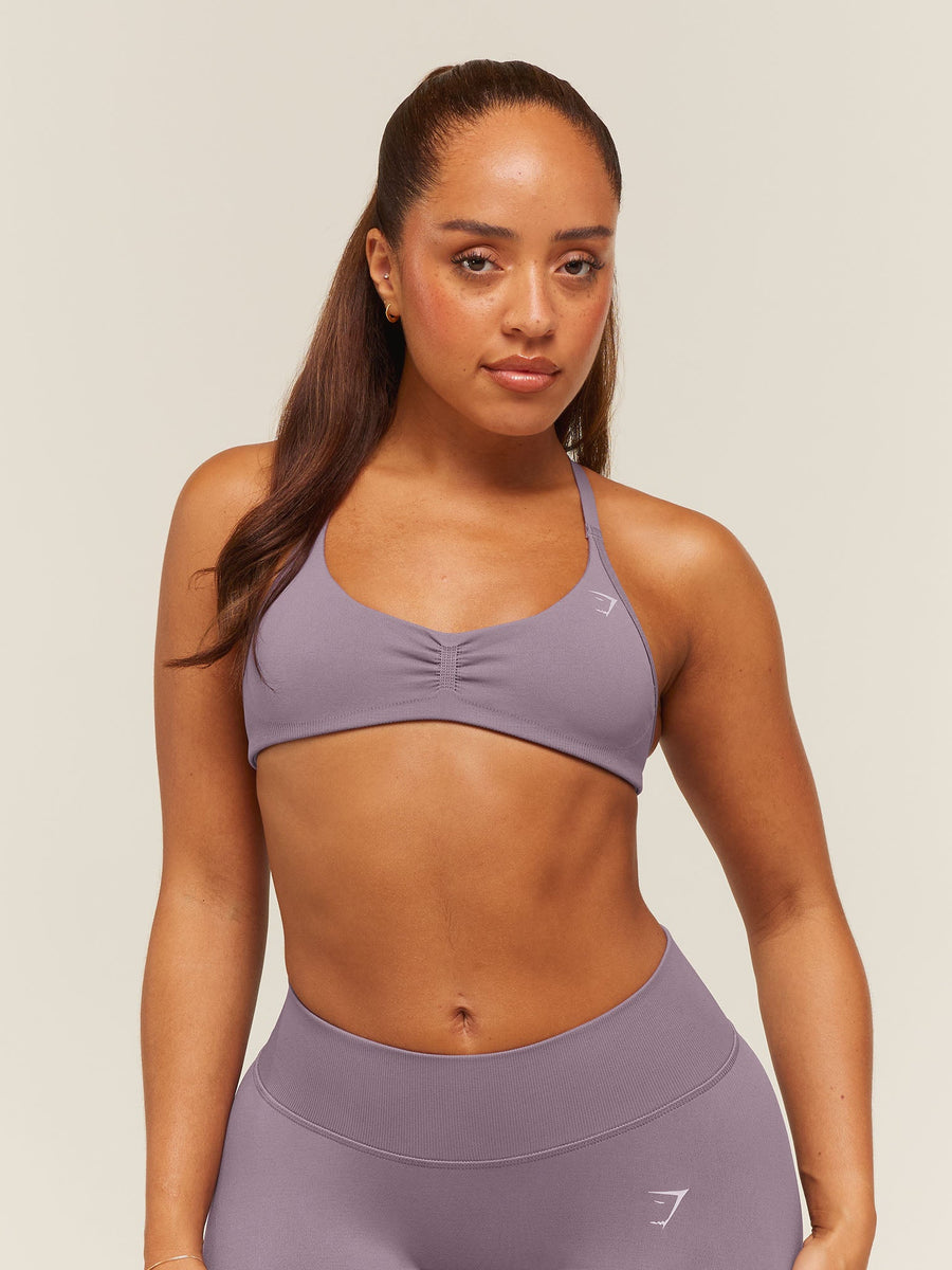 Gymshark Lift Seamless 2.0 Sports Bra — Dusk Purple — 1