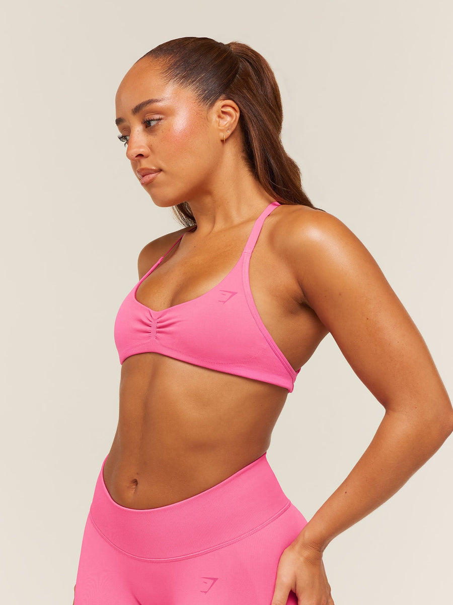 Gymshark Lift Seamless 2.0 Sports Bra — Physical Pink — 4