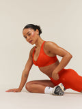 Gymshark Lift Seamless Sports Bra — Bold Orange — 7