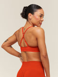 Gymshark Lift Seamless Sports Bra — Bold Orange — 3
