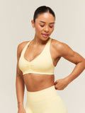 Gymshark Lift Seamless Sports Bra — Butter Yellow — 4