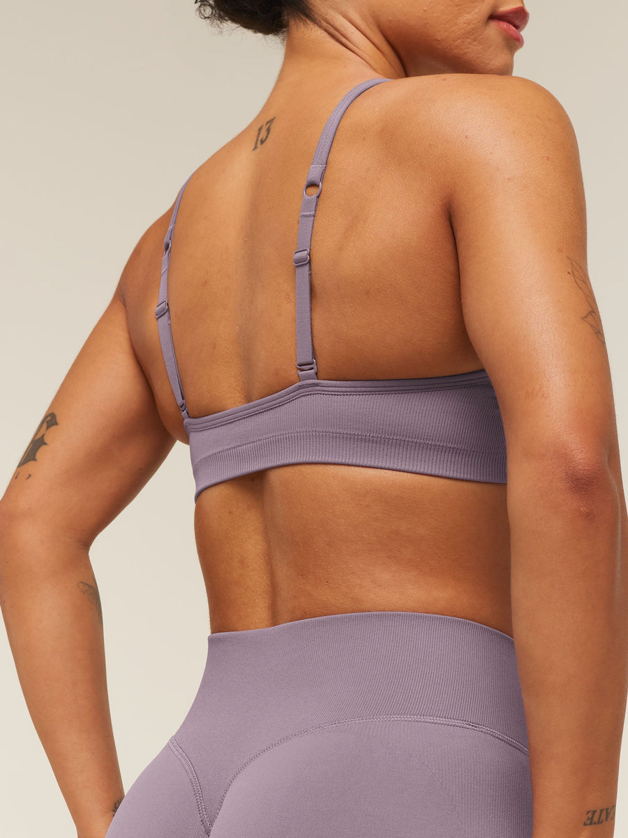 Gymshark Lift Seamless Sports Bra — Dusk Purple — 5