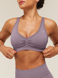 Gymshark Lift Seamless Sports Bra — Dusk Purple — 6