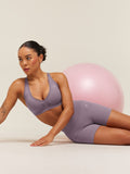 Gymshark Lift Seamless Sports Bra — Dusk Purple — 7