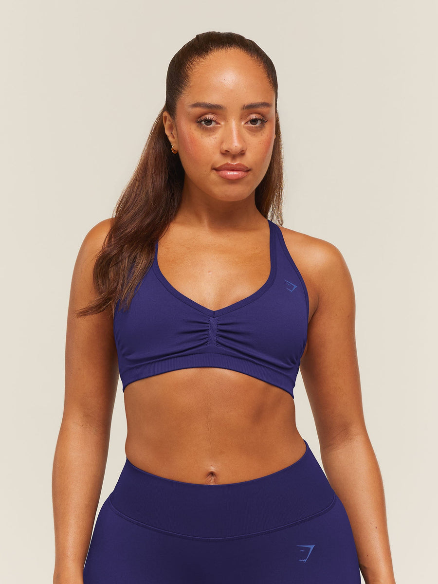 Gymshark Lift Seamless Sports Bra — Indigo Purple — 1