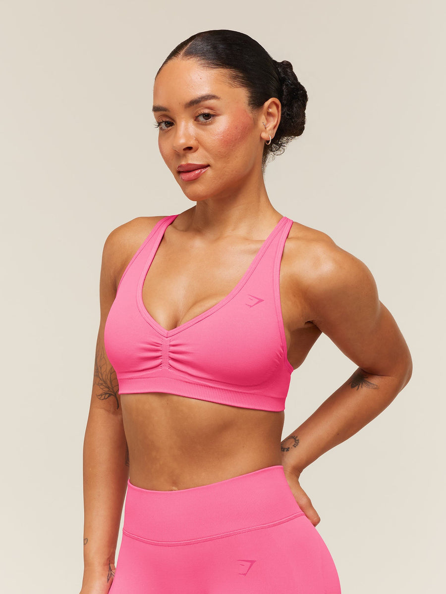Gymshark Lift Seamless Sports Bra — Physical Pink — 4