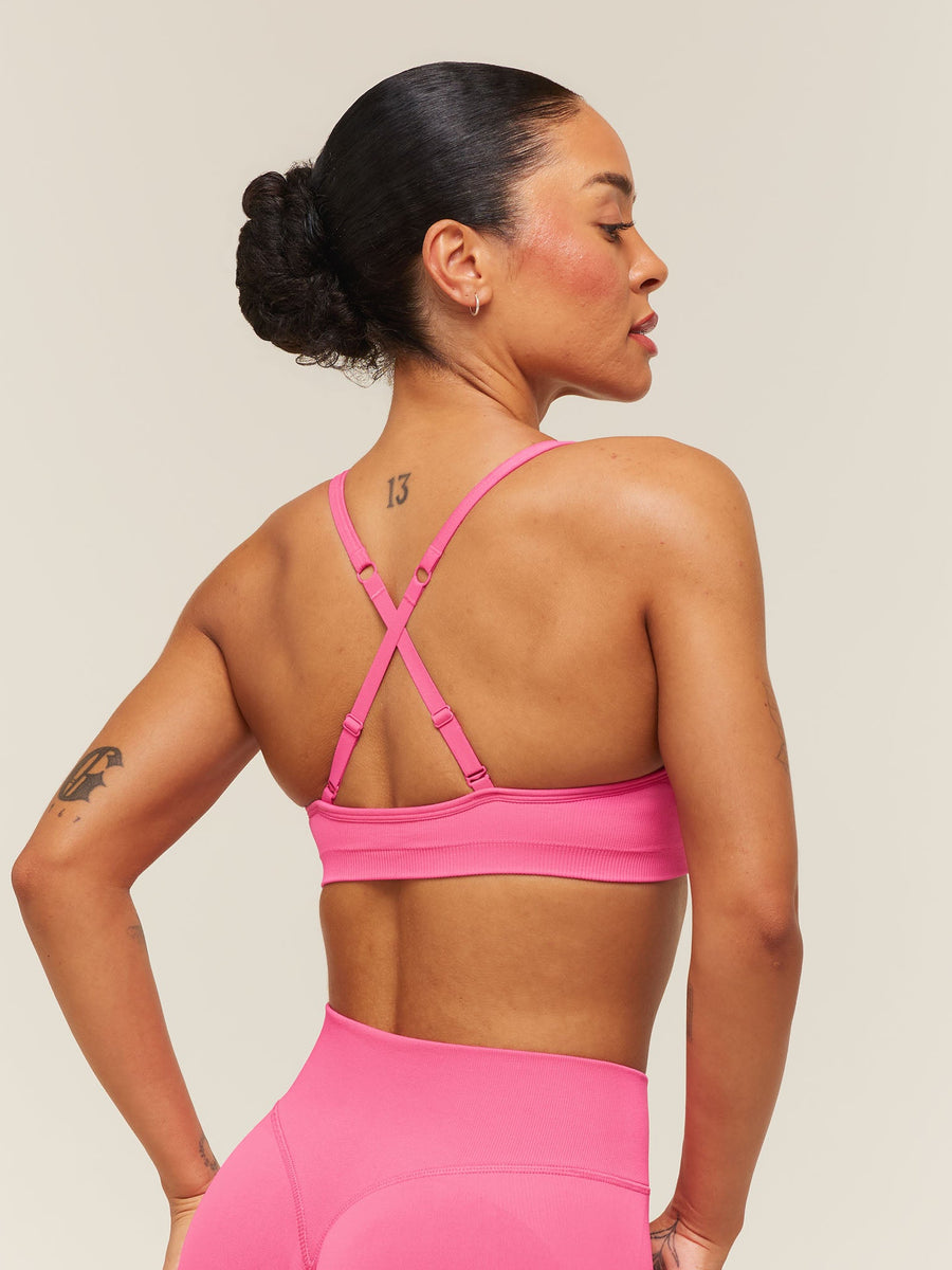 Gymshark Lift Seamless Sports Bra — Physical Pink — 2