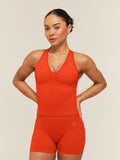 Gymshark Lift Seamless Tank with Shelf — Bold Orange — 1