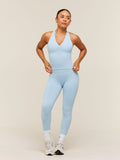 Gymshark Lift Seamless Tank with Shelf — Chilled Blue — 5