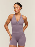 Gymshark Lift Seamless Tank with Shelf — Dusk Purple — 1