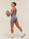 Gymshark Lift Seamless Tank with Shelf — Dusk Purple — 5