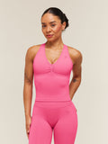 Gymshark Lift Seamless Tank with Shelf — Physical Pink — 1