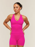 Gymshark Lift Seamless Tank with Shelf — Super-Set Pink — 1