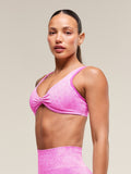 Gymshark Adapt Animal X Whitney Seamless Twist Front Bra — Sour Pink/Vibrant Pink — 5