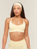 Gymshark Everyday Seamless Racerback Sports Bra — Butter Yellow — 3