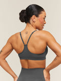 Gymshark Everyday Seamless Racerback Sports Bra — Onyx Grey — 2