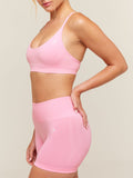 Gymshark Everyday Seamless Racerback Sports Bra — Poise Pink — 4