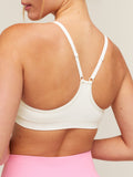 Gymshark Everyday Seamless Racerback Sports Bra — Soft White — 5