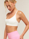 Gymshark Everyday Seamless Racerback Sports Bra — Soft White — 6