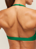 Gymshark Light Support Minimal Halterneck Bra — Track Green — 5
