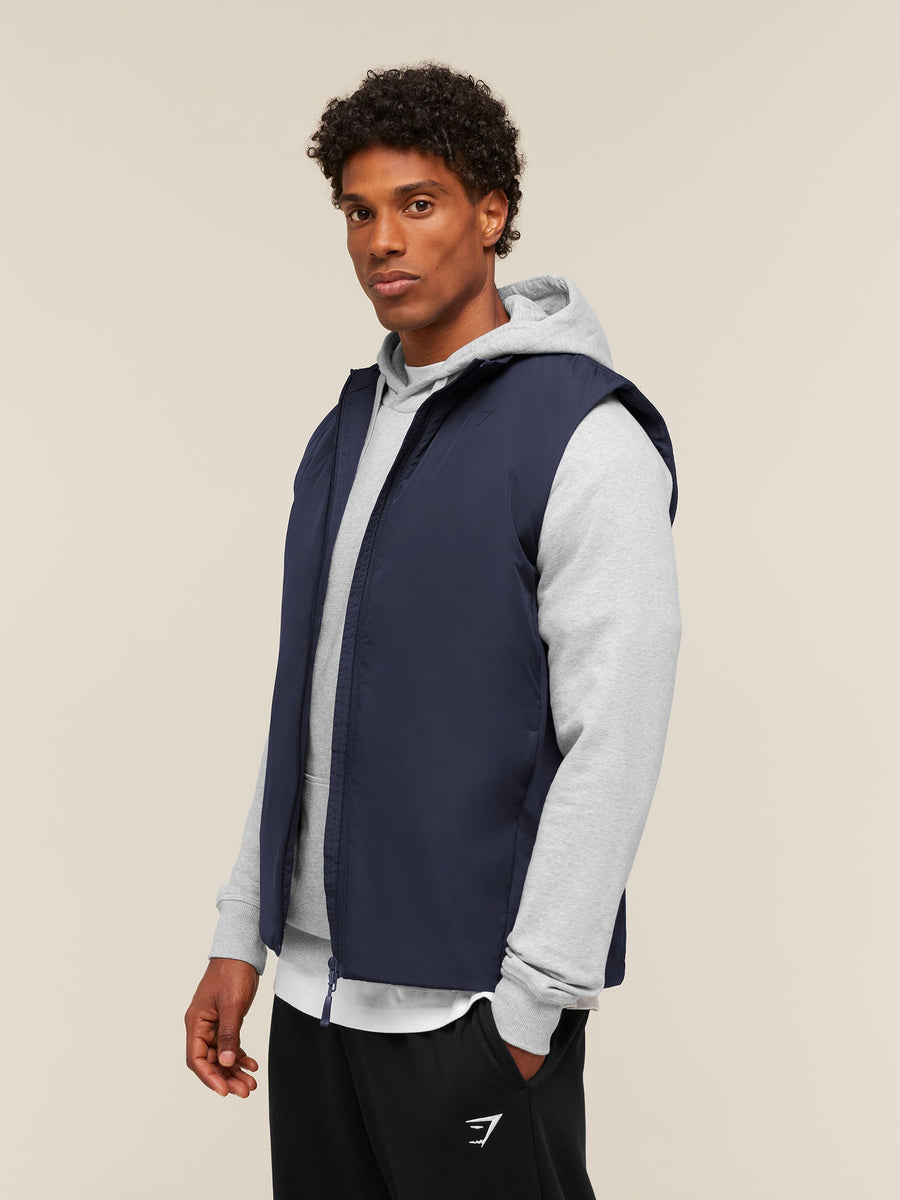 Gymshark Lightweight Gilet — Heavy Blue — 3