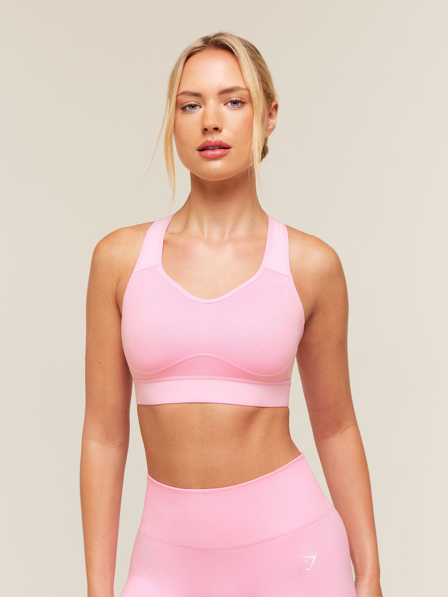 Gymshark Lightweight High Support Sports Bra — Poise Pink — 1