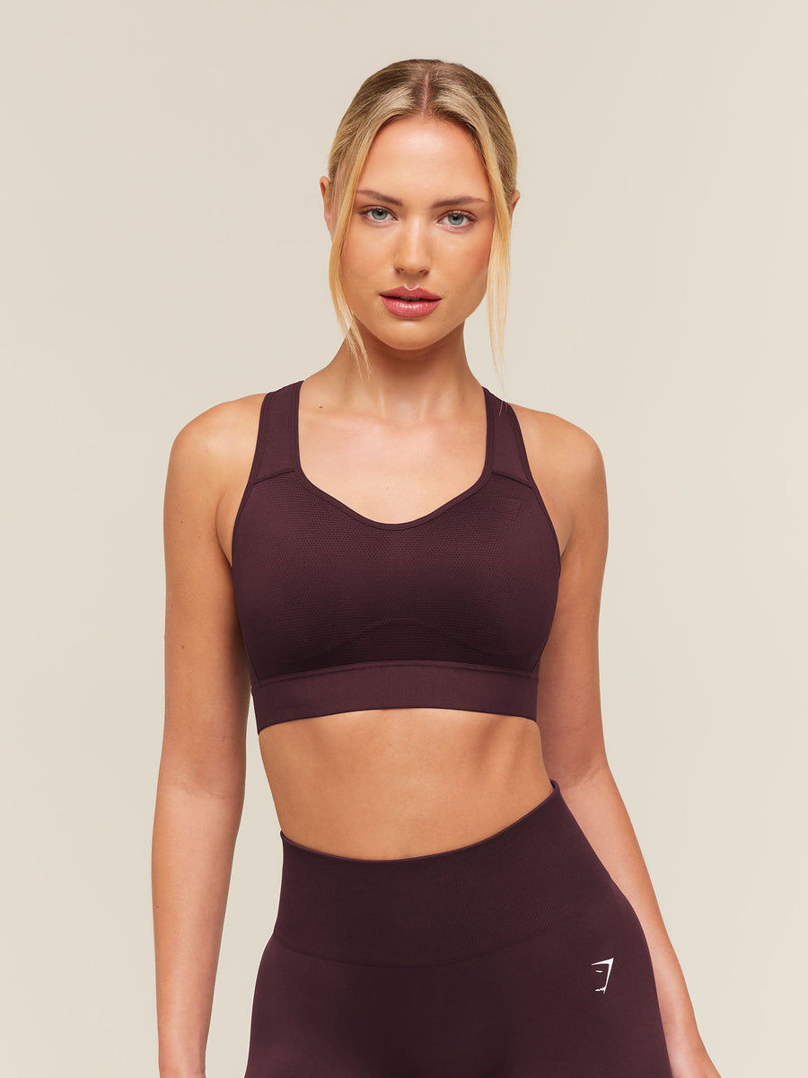 Gymshark Lightweight High Support Sports Bra — Cherry Purple — 1
