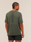 Gymshark Lightweight Seamless T-Shirt — Strength Green/Marl — 7