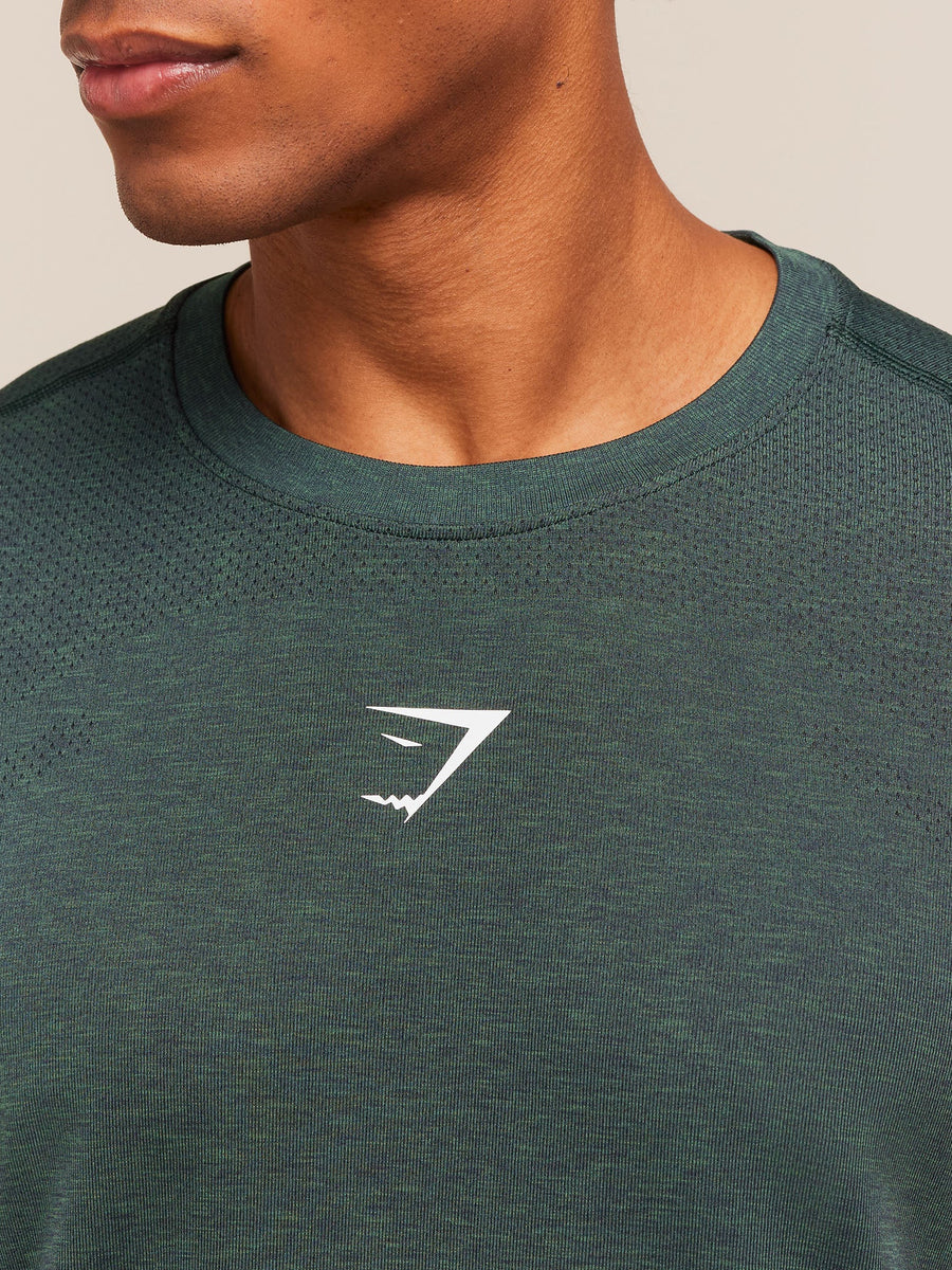 Gymshark Lightweight Seamless T-Shirt — Tactical Teal/Marl — 5