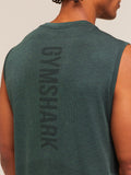 Gymshark Lightweight Seamless Tank — Tactical Teal/Marl — 5
