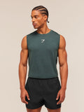 Gymshark Lightweight Seamless Tank — Tactical Teal/Marl — 1