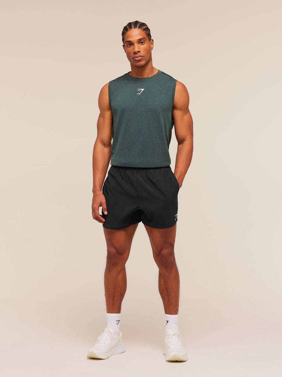 Gymshark Lightweight Seamless Tank — Tactical Teal/Marl — 4
