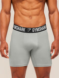 Gymshark Long Boxer Brief 3PK — Smokey Grey — 1