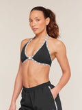Gymshark Micro Logo Clasp Minimal Bra — Black — 3