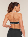 Gymshark Micro Logo Clasp Minimal Bra — Black — 1