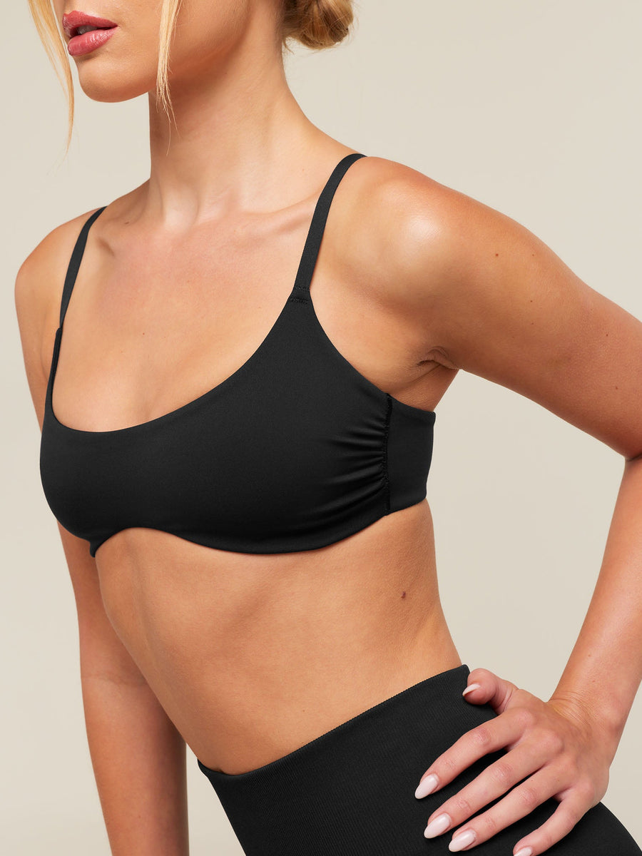 Gymshark Flutter Micro Sports Bra — Black — 5