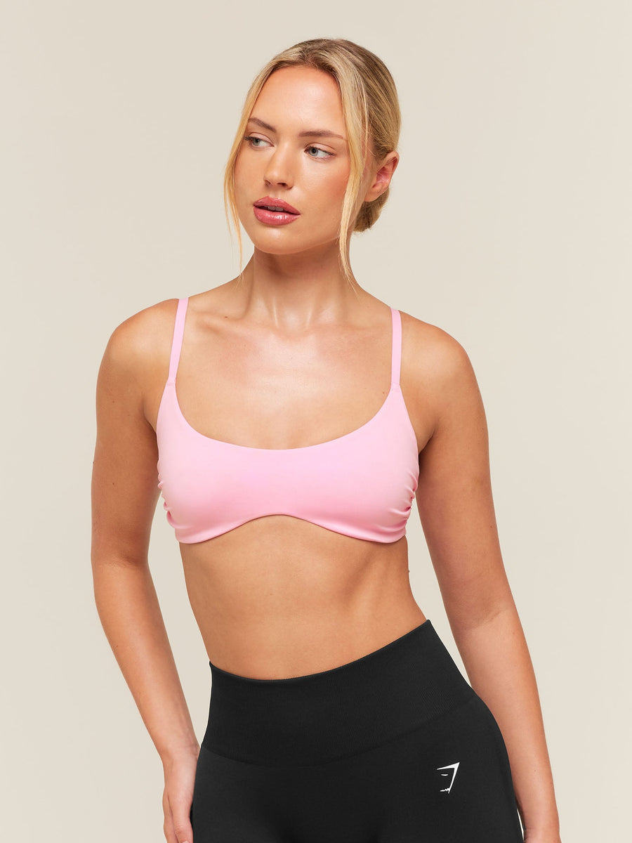 Gymshark Flutter Micro Sports Bra — Poise Pink — 1