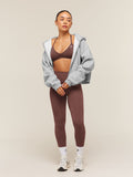 Gymshark Minimal Sports Bra 2.0 — Espresso Brown — 6
