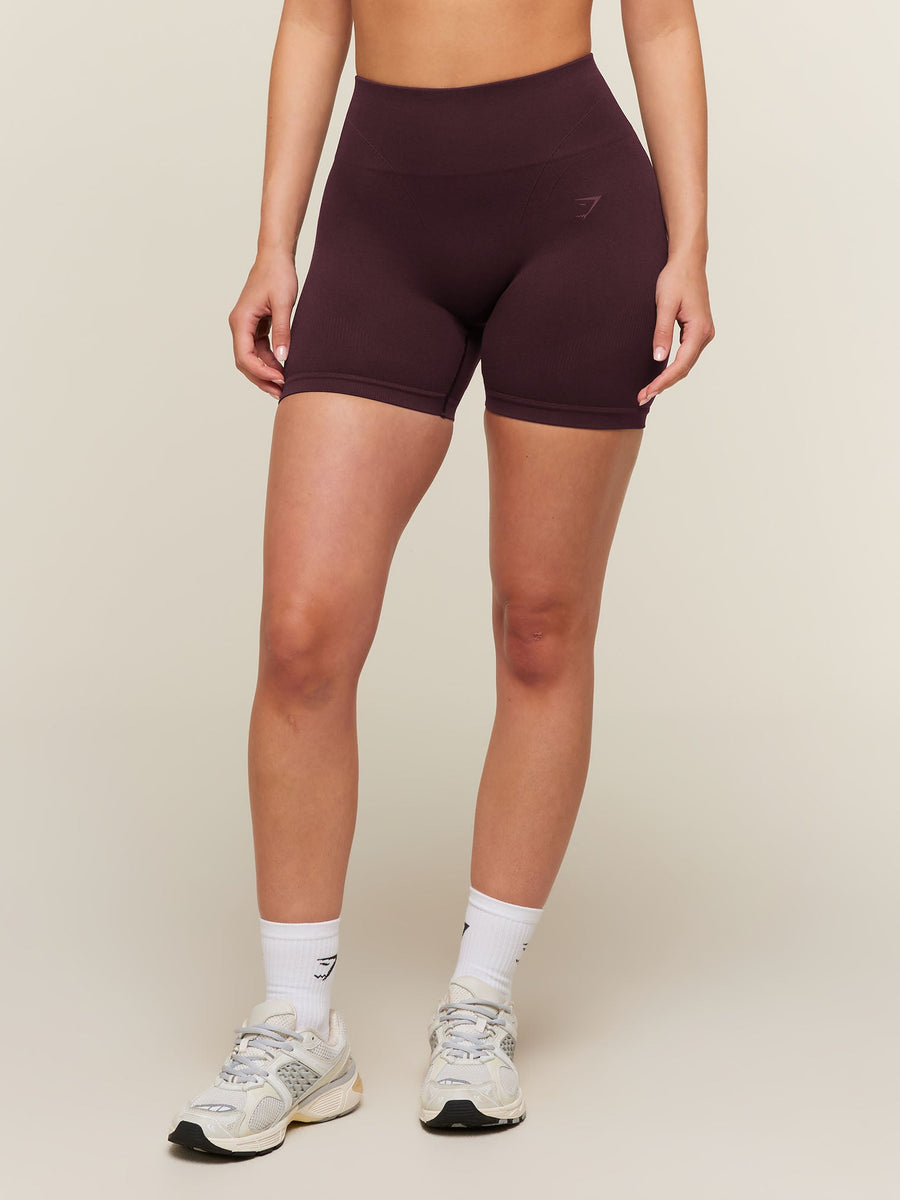 Gymshark Poise Seamless Shorts — Cherry Purple — 1