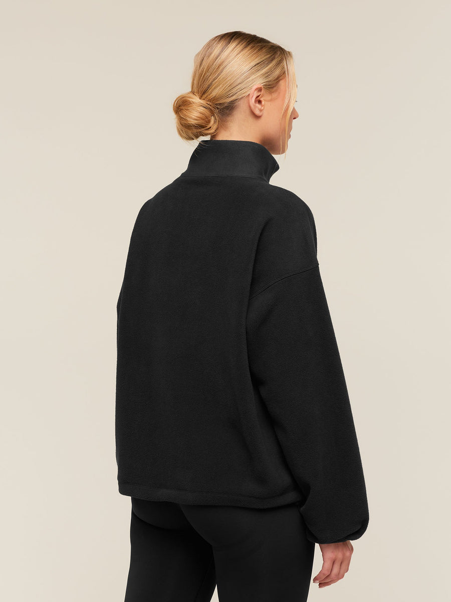 Gymshark Polar Fleece 1/4 Zip — Black — 2