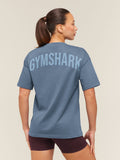Gymshark Power Oversized T-Shirt — Shadow Blue — 1