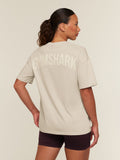 Gymshark Power Oversized T-Shirt — Chalk Beige — 1