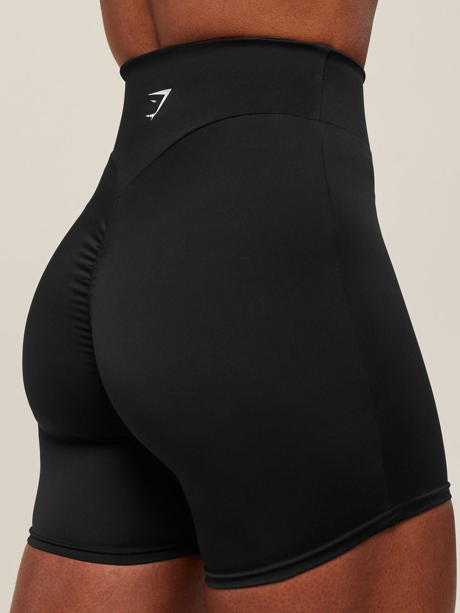Gymshark Power Original Tight Shorts — Black — 6