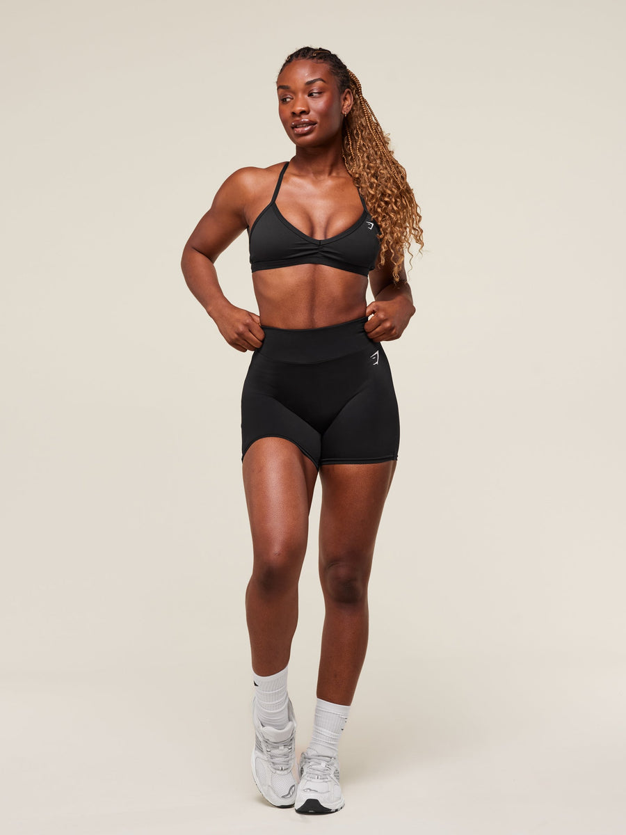 Gymshark Power Original Tight Shorts — Black — 4