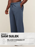 Gymshark x Sam Sulek Oversized Pants — Shadow Blue — 3