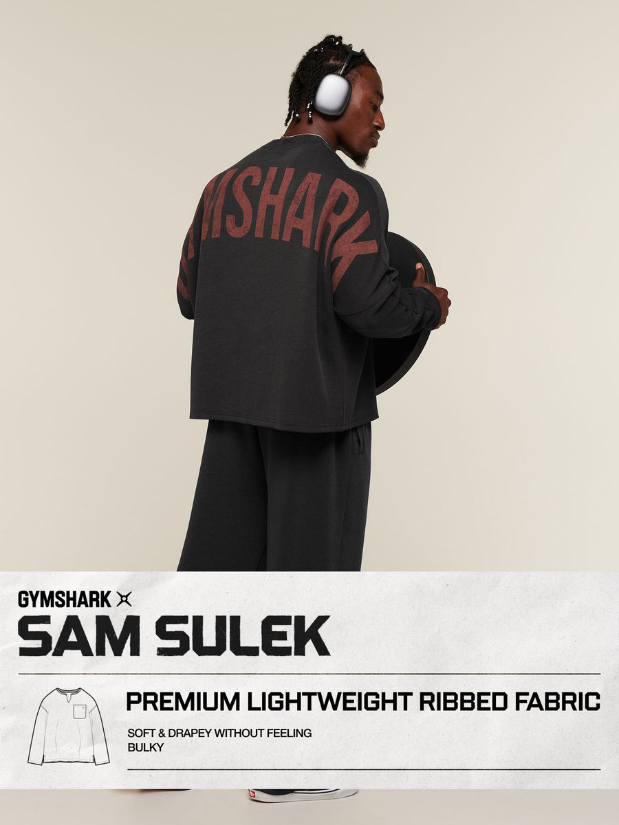 Gymshark x Sam Sulek Crew — Black — 3
