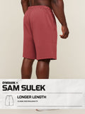 Gymshark x Sam Sulek Shorts — Rust Red — 3